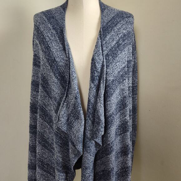 BAREFOOT DREAMS  BAMBOO CHIC KNIT CARDIGAN SWEATER WOMEN'S SMALL / MEDIUM DRAPED - Picture 6 of 16